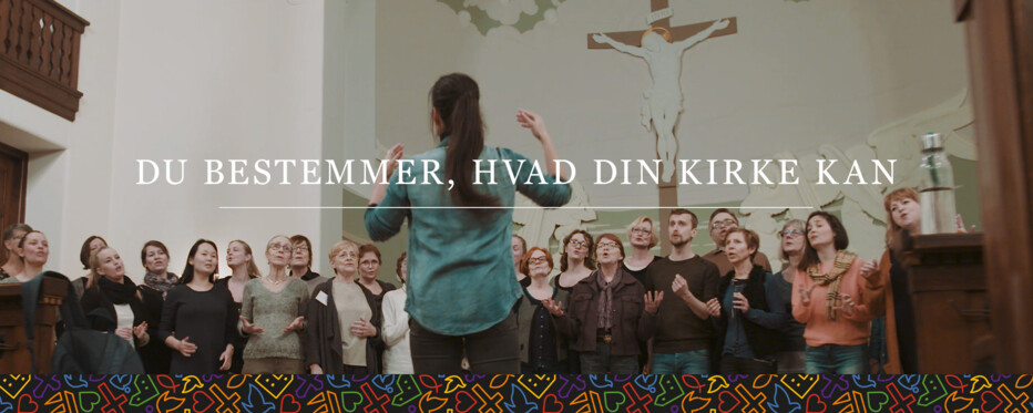 Billede af kor med teksten, du bestemmer, hvad din kirke kan