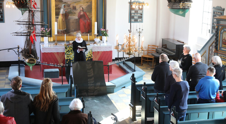 Gudstjeneste i Hornbæk Kirke